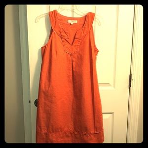 The LOFT: sleeveless cotton dress